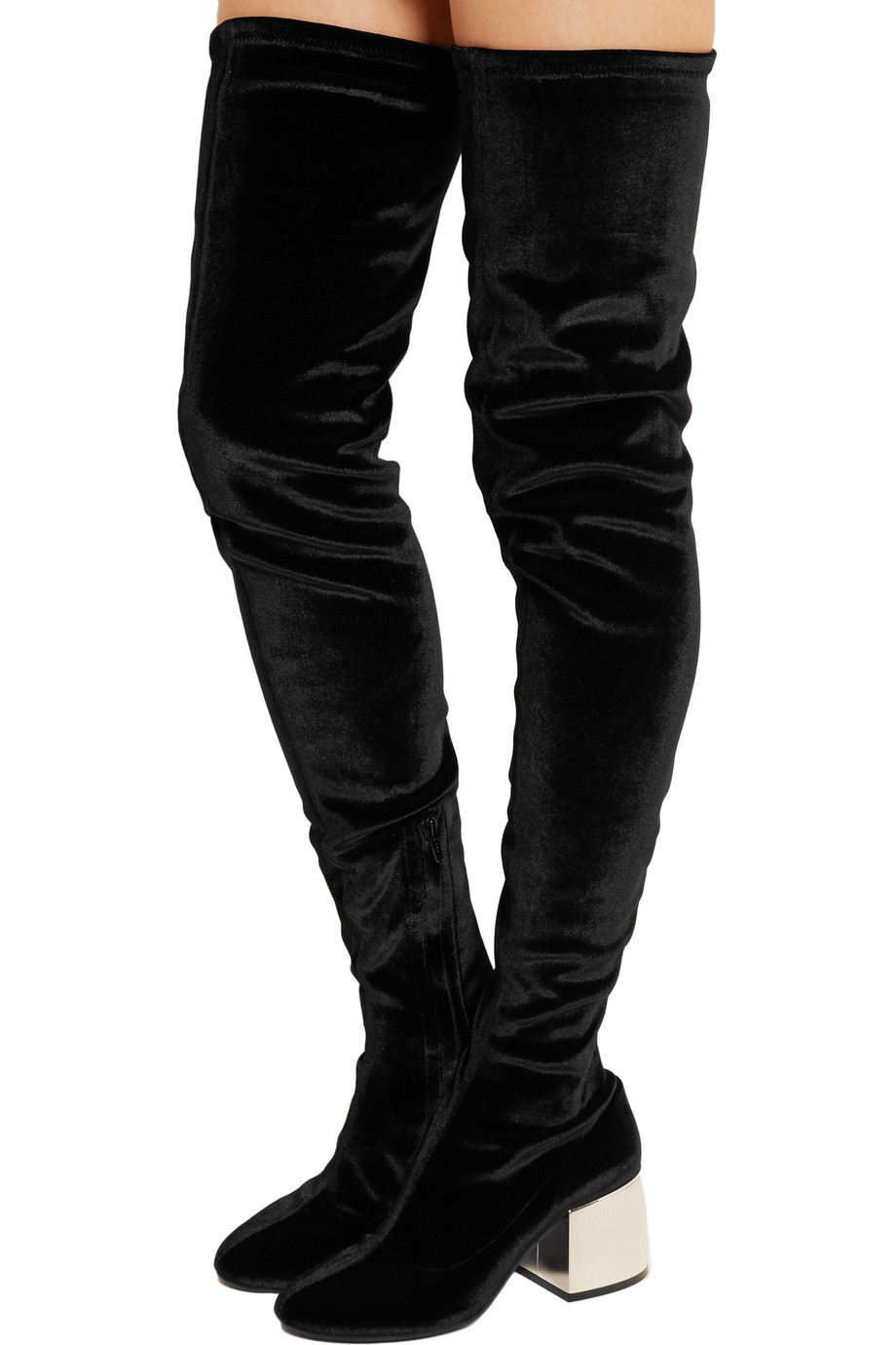 maison margiela over the knee boots